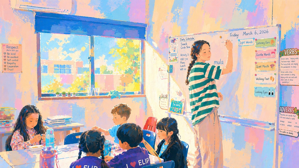 美式教室上課